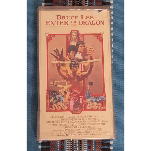 No Brand Other - Bruce Lee Enter The Dragon (VHS, 1993)  Martial Arts Action Pre-owned Untested